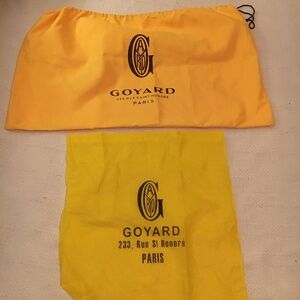 Authentic Goyard Dust bags bundle